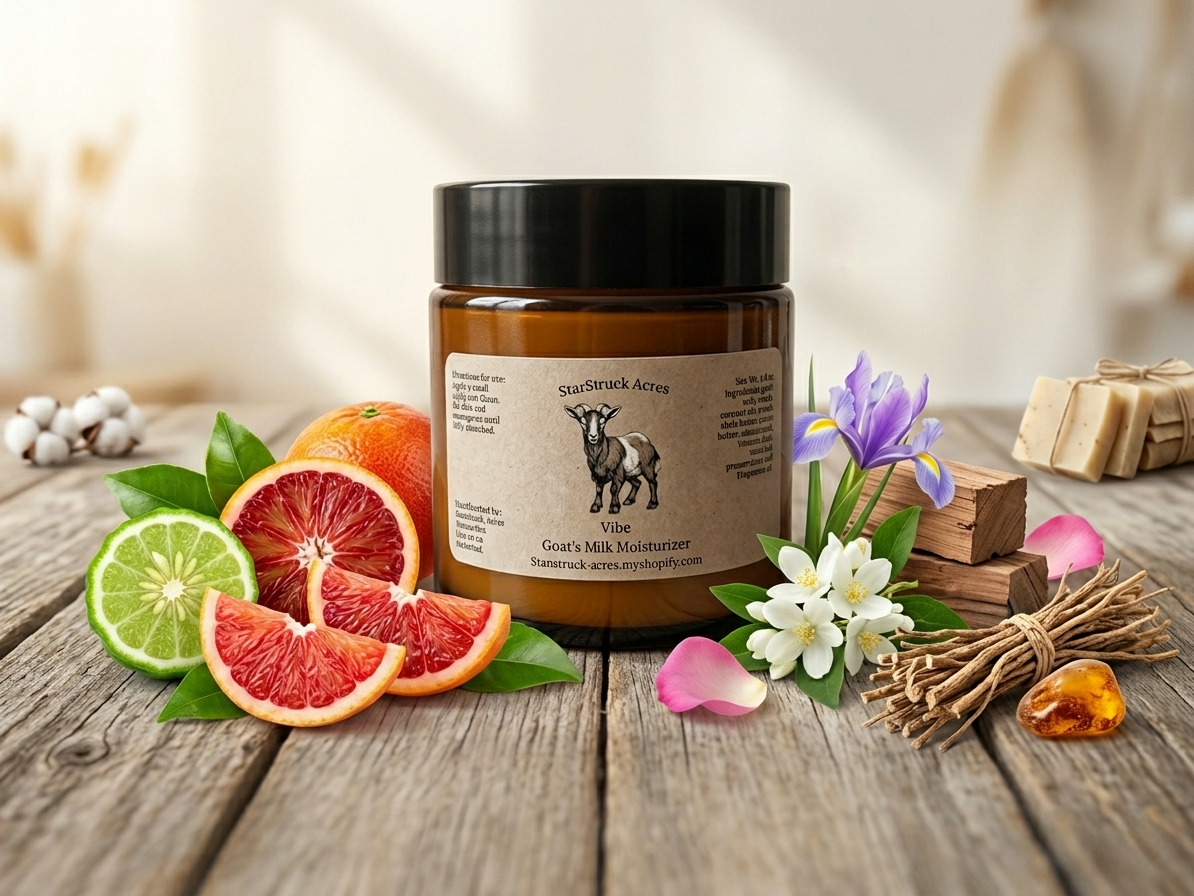 Goat’s Milk Moisturizer – Gentle, Hydrating, Natural Skincare for Sensitive Skin