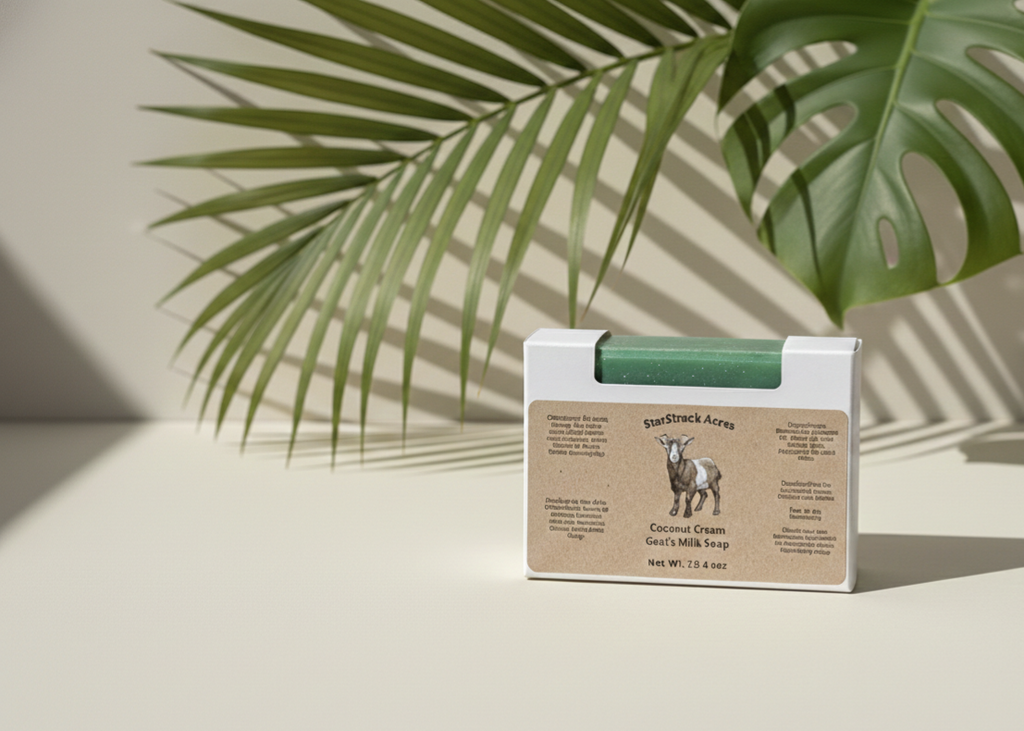 Coconut Cream Goat Milk Soap Bar – Handmade Artisan Soap