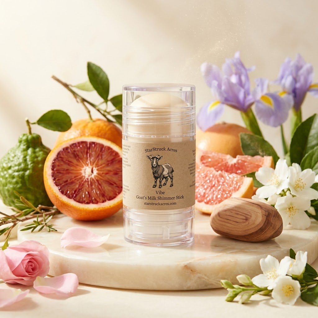 Vibe Goat Milk Shimmer Stick – Radiant Glow & Nourishing Skin Care