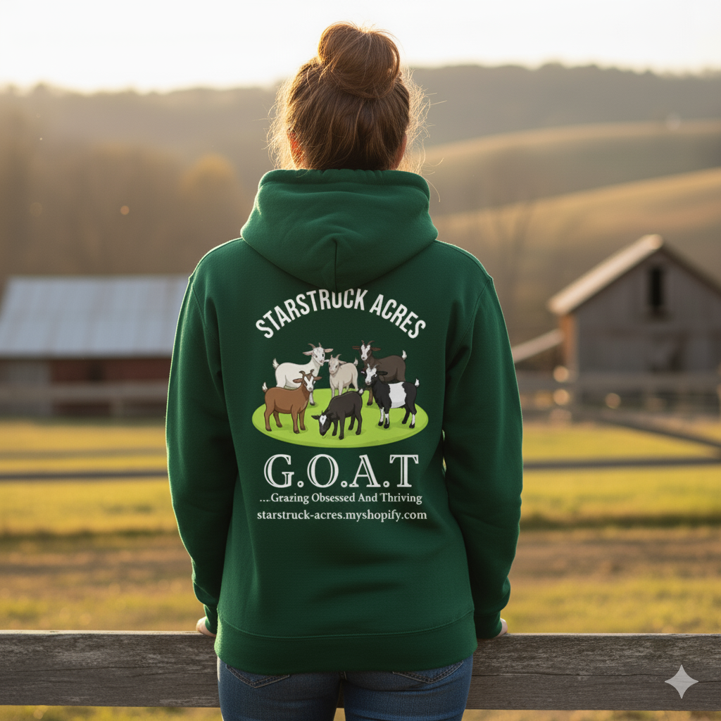 Starstruck Acres Hoodie – Nisswa Goat Gang Edition
