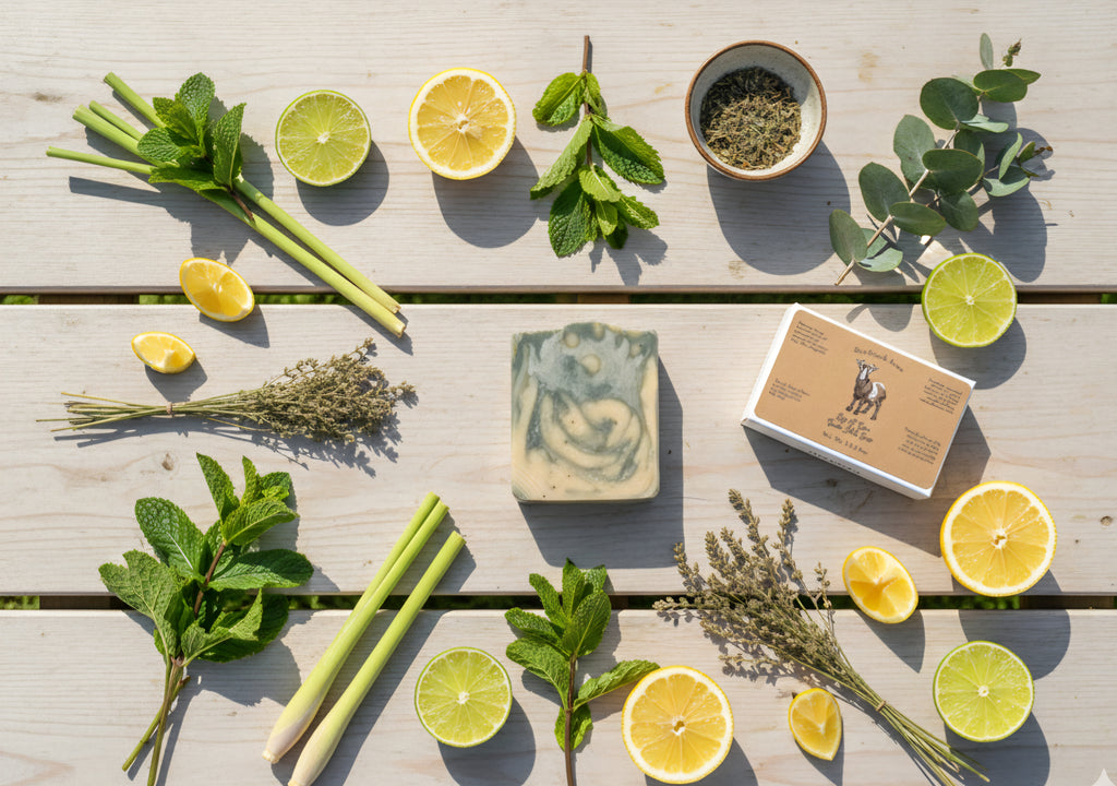 Bug B Gone Goat Milk Soap
Fresh, Farm-Made Bar for Outdoor Living - Enjoy the outdoors—without the bugs.