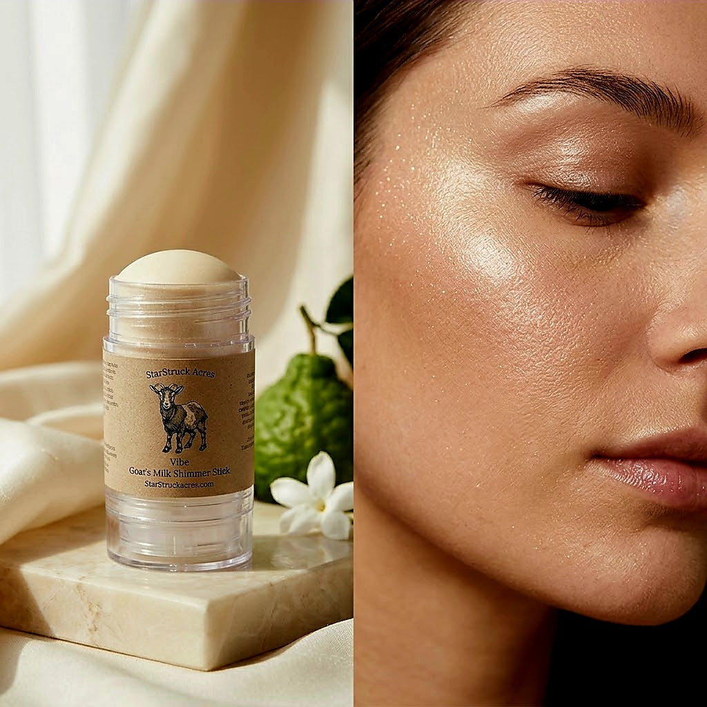 Vibe Goat Milk Shimmer Stick – Radiant Glow & Nourishing Skin Care